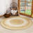 Kayleigh Hand-Braided Jute Area Rug -2000229068