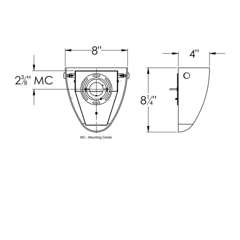Kamuran LED Flush Mounted Sconce