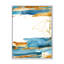 Golden Laminaria Branch and Leaves - peinture sur toile à cadre flottant-59851392-59851391