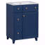 Armoire de meuble-lavabo 24 po avec lavabo en céramique, 2 tiroirs, 1 porte