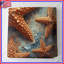 Couvre-lit matelassé texturé Starfish On Sand-129974346