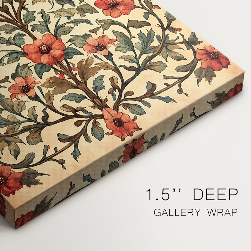 Série WG-MRRIS, CECXLI - Toile tendue avec châssis de qualité supérieure - Prêt à être accroché, H 27 po x l 18 po