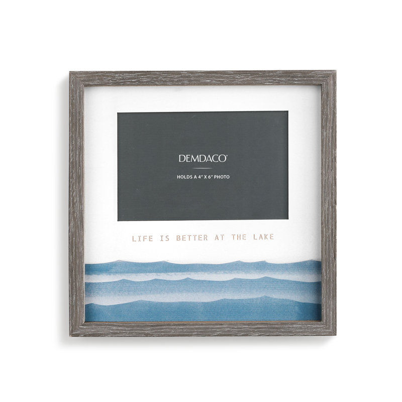 Wood Picture Frame with Mat