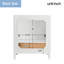 Meuble-lavabo de 30 pouces avec plateau en pierre reconstituée-789797506