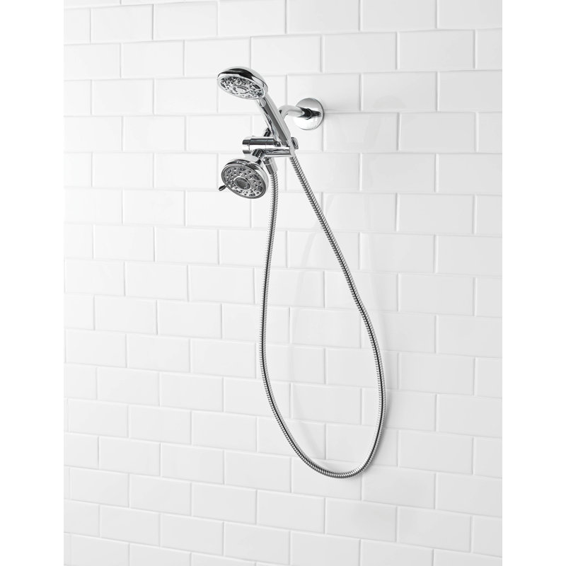 3-setting Luxury Shower Combo With 19 Possible Flow Combinations, Chrome