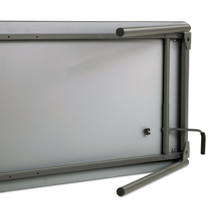 Table pliante rectangulaire 72'', Gris, H 29,5 po x l 60 po x P 18 po