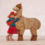 Sculpture en bois d'art populaire andin