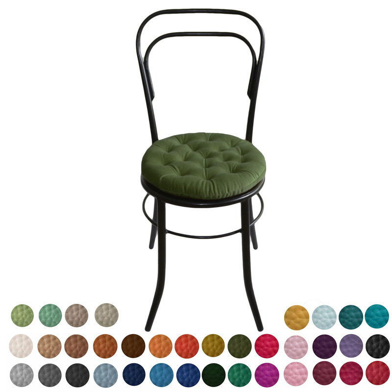 Coussin de chaise d'intérieur, Vert olive