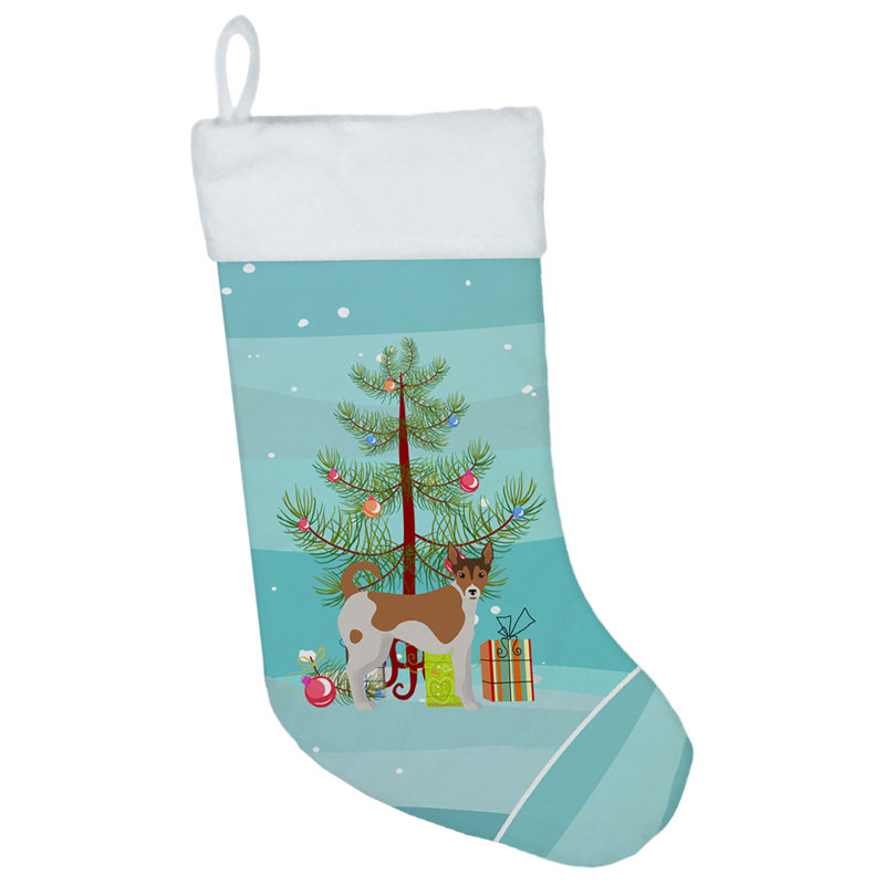 Chaussette de noël joyeux de noël, Terrier de Tenterfield