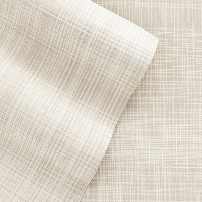 Sheet Set Solid Microfiber Ultra Soft Bedding, California King Sheet Set with 2 Pillowcases, Ray Geometric