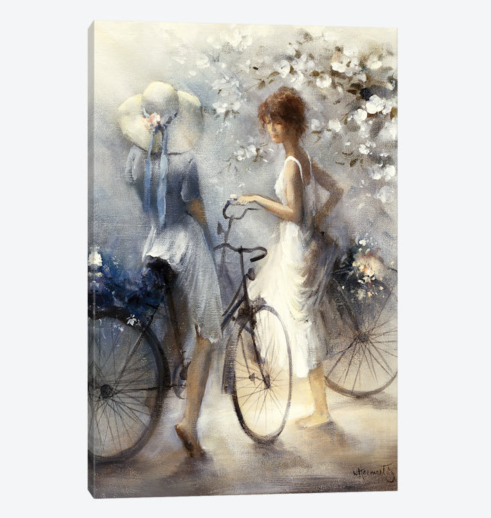 «Spring», reproduction sur toile, H 12 po x l 8 po x P 0,75 po, Toile tendue, Pas de tapis