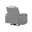 Fauteuil inclinable électrique gris U8000 avec appui-tête électrique et lumière DEL-546309712