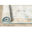 Tapis bleu/brun floral Geis-799493115