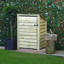 Stanardsville 89.5cm W x 74.5cm D Solid Wood Log Store-36319227