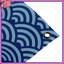 Tapisserie murale «Blue Wave»-417113420