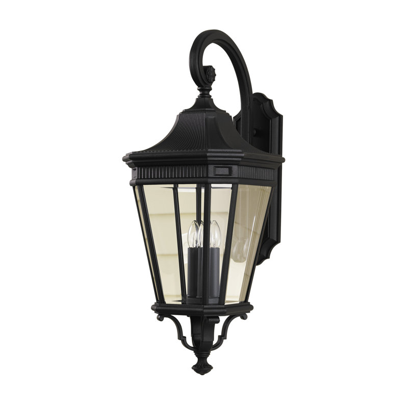 Cotswold Lane Large Lantern from Generation Lighting , Black, Incandescent