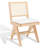 Josephina 16.9'' H Leather Upholstered Ash Armchair-1906841302