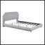 Lit plateforme tapissier Teddy