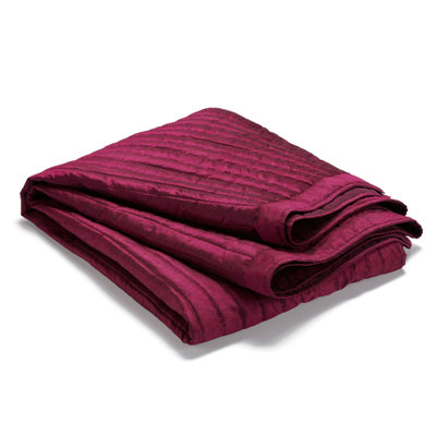 Iconium Polyester Solid Colour Bedspread