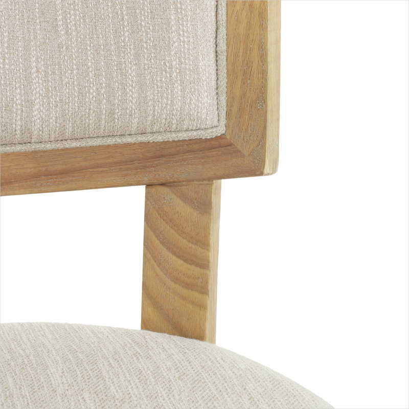 Chaise de salle à manger (ensemble de 2), Naturel, 2