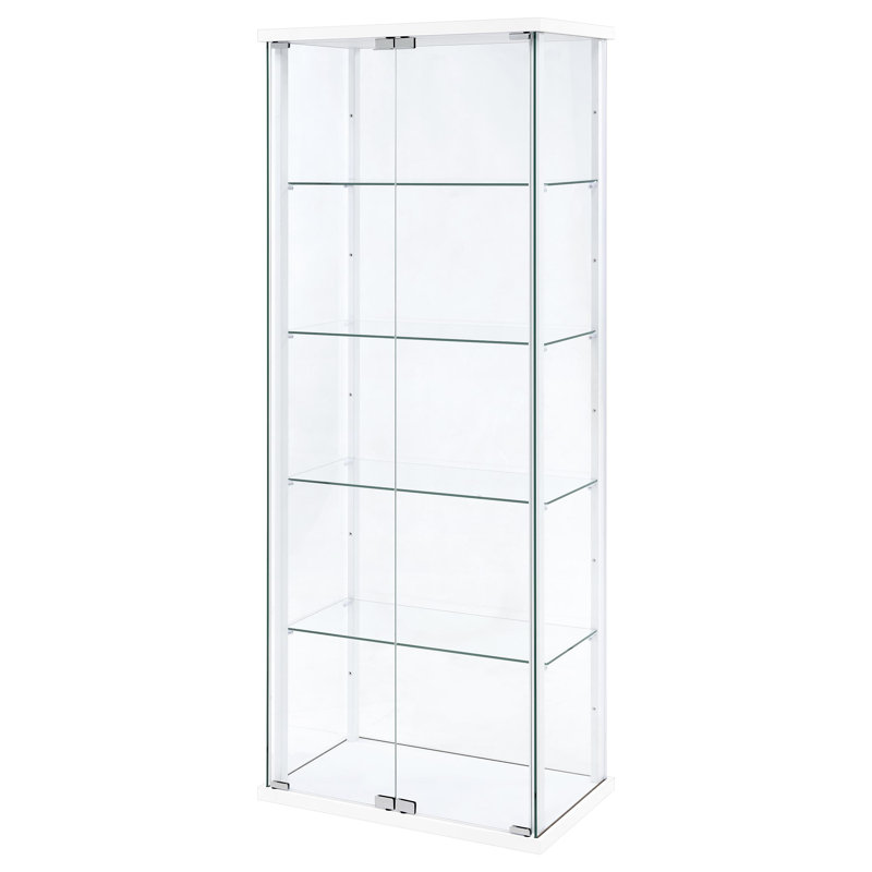 Armoire vitrée Nieves, Blanc