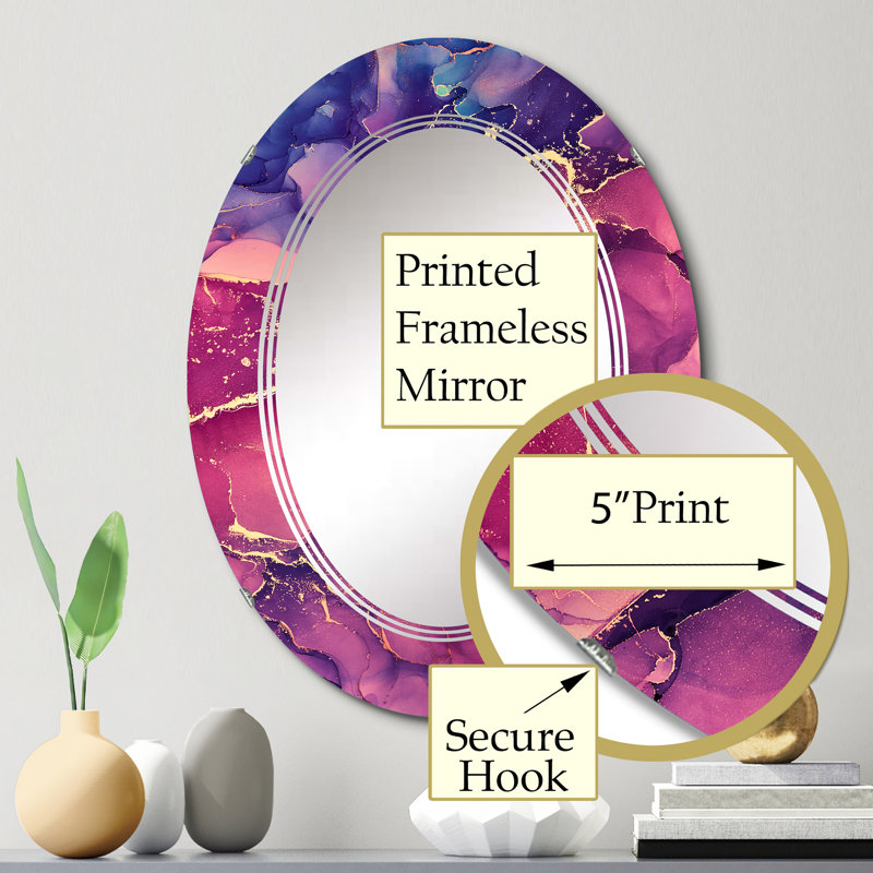 Miroir de salle de bain sans cadre, 30 po x 20 po