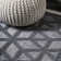 Talaia Neutral Geometric Dark Gray Indoor/Outdoor Rug