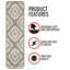 Tapis d'escalier 9 x 28 po antidérapants (ensemble de 13)-723358296