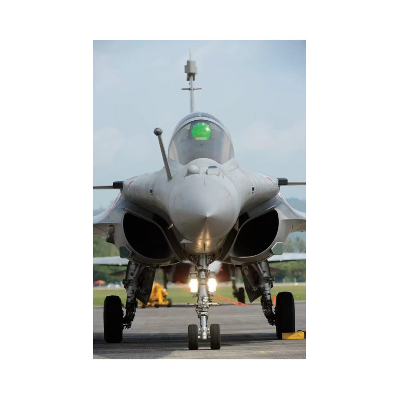 A Dassault Rafale Fighter Aircraft Of The French Air Force by Remo Guidi - Wrapped Canvas Gallery-Wrapped Canvas Giclée