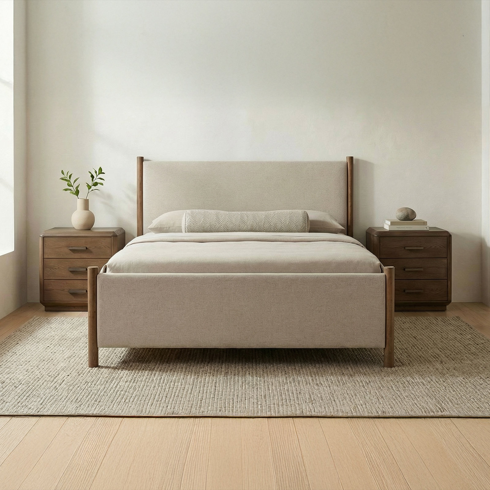 Yazmen Bed Beige, King