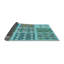 Tapis bleu ciel et laine patchwork-1136684470
