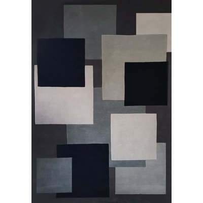 Hensley Geometric Hand Woven Area Rug