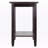 Norfolk Glass Top End Table