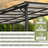 10 Ft. W X 10 Ft. D Metal Pergola With Canopy