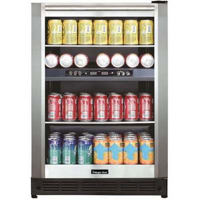 Magic Chef Dual Zone 23.4'' 44 Bottle with Reversible Door