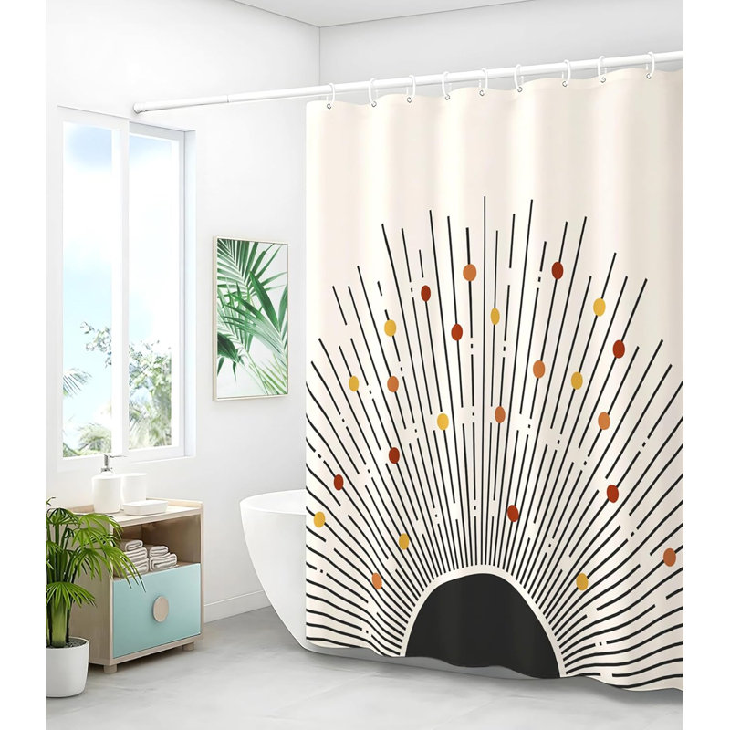 Rideau de douche Boho