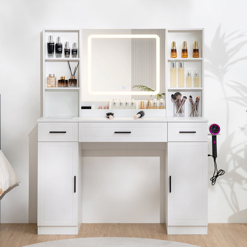 Meuble-lavabo avec miroir DEL et bande d'alimentation Premlata