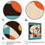 «Vintage Mid-Century Graphics II», reproduction sur toile encadrée-87319072-87319078