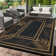 Outdoor Plastic Straw Rug Waterproof UV Resistant Reversible Patio Rug, Foldable Stain Resistant Outside Carpet with Stakes for Gardens Decks Rv