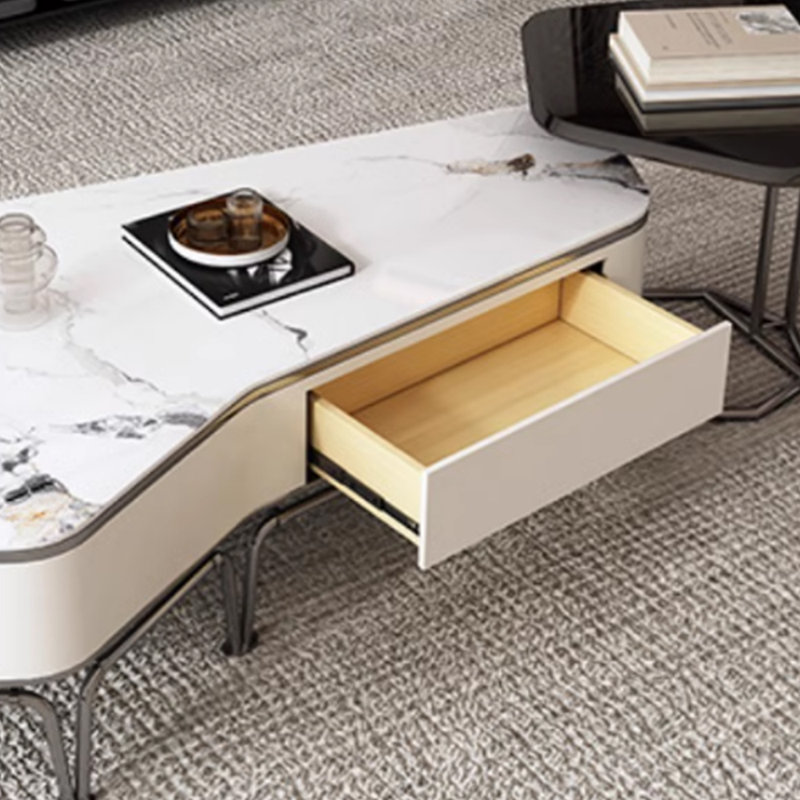 Alien personality design sense coffee table, 15.74" H x 51.18" L x 27.55" W
