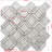 11" x 11" Marble Random Mosaic Wall & Floor Tile