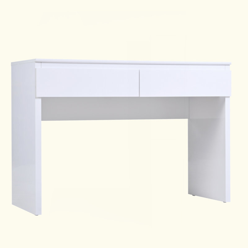 Modern minimalist two drawer dressing table