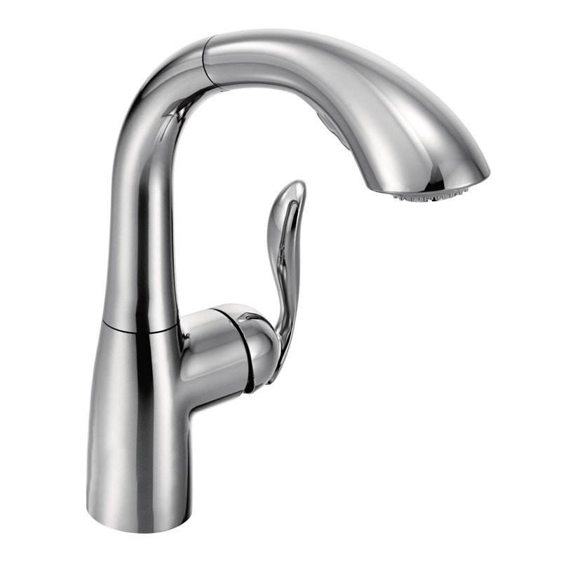 Robinet de cuisine à poignée simple Arbor avec Duralock ™ et Reflex ™, Chrome