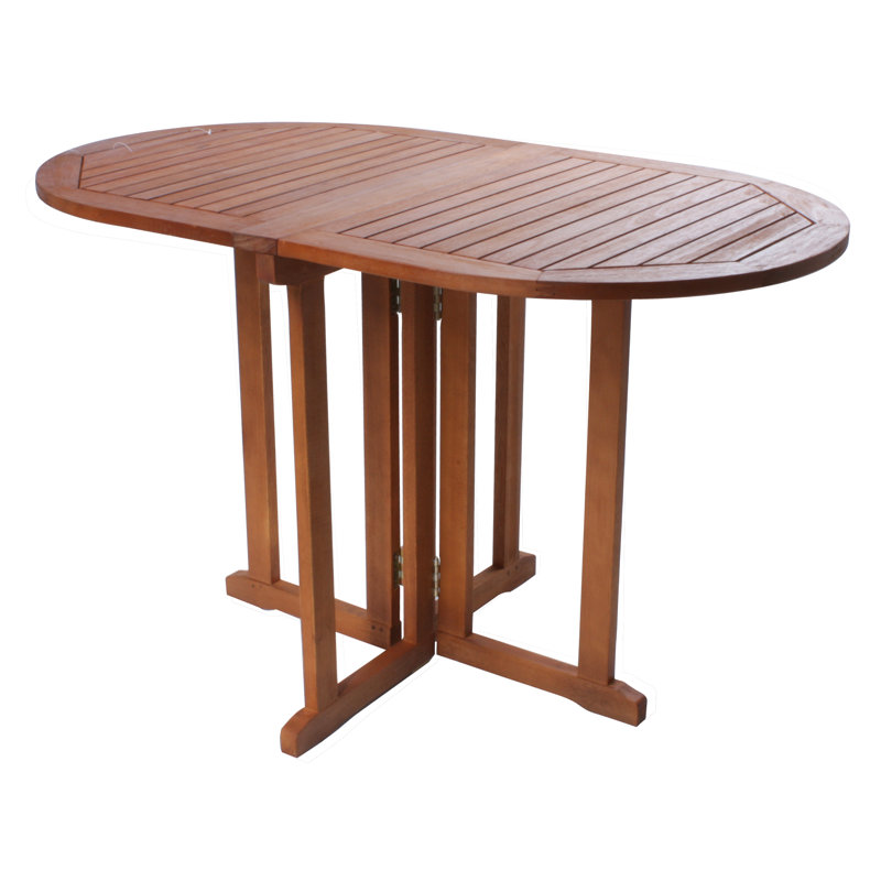 Baltimore Oval Eucalyptus Folding Outdoor Dining Table , 120cm cm W 70cm cm D