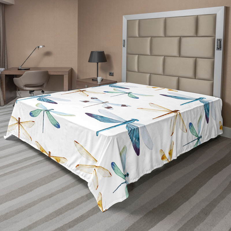 Drap plat Ambesonne, Drap plat pour très grand lit californien