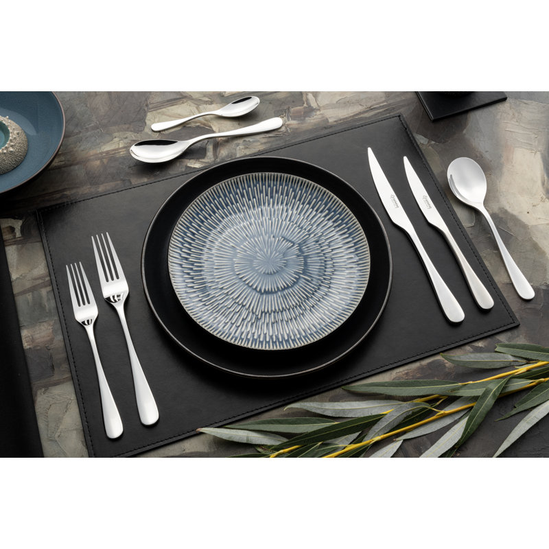Rivers Collection 56 Piece Stainless Steel Cutlery Set , Service for 8, Sheaf