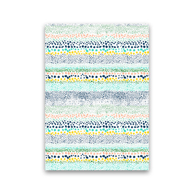 Little Textured Minimal Dots White - Print
