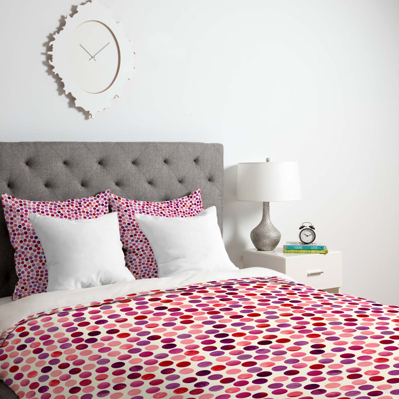 Housse de couette Garima Dhawan, Housse de couette simple + 1 taie décorative stan, Poids léger