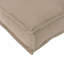  Ensemble de coussins 3 pièces Oxford tissu taupe-961431283-961431285