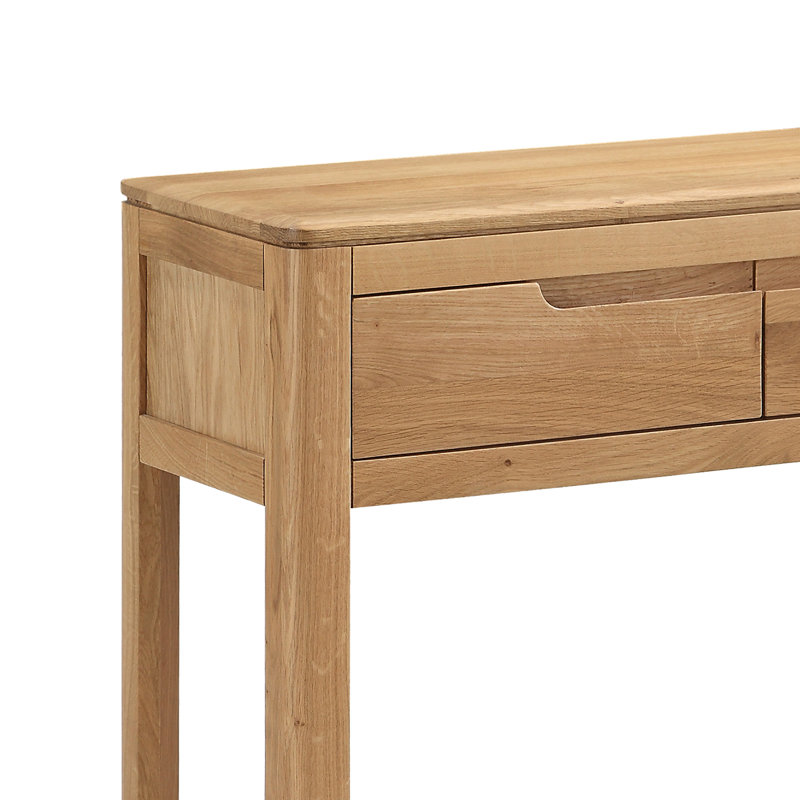Remi Baylor Oak Side Table with Storage, Oak